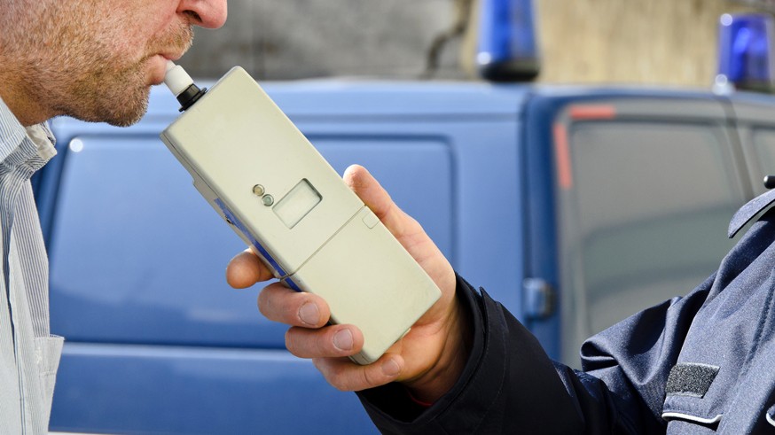 examination of sobriety by a policeman
