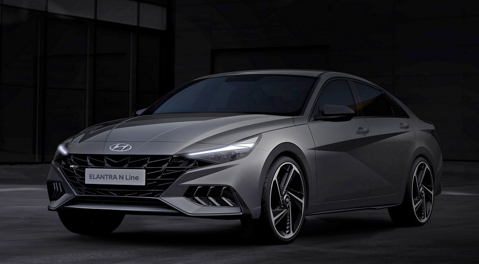 «Подогретая» Hyundai Elantra нового поколения: те же 204 л.с., но дизайн теперь свой