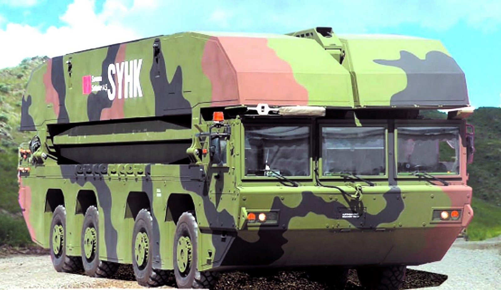 Самоходный четырехосный мостовой понтон FNSS АААВ Syhk