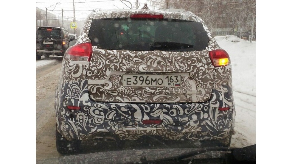 Lada Xray (фото тестового прототипа рестайлинговой модели)