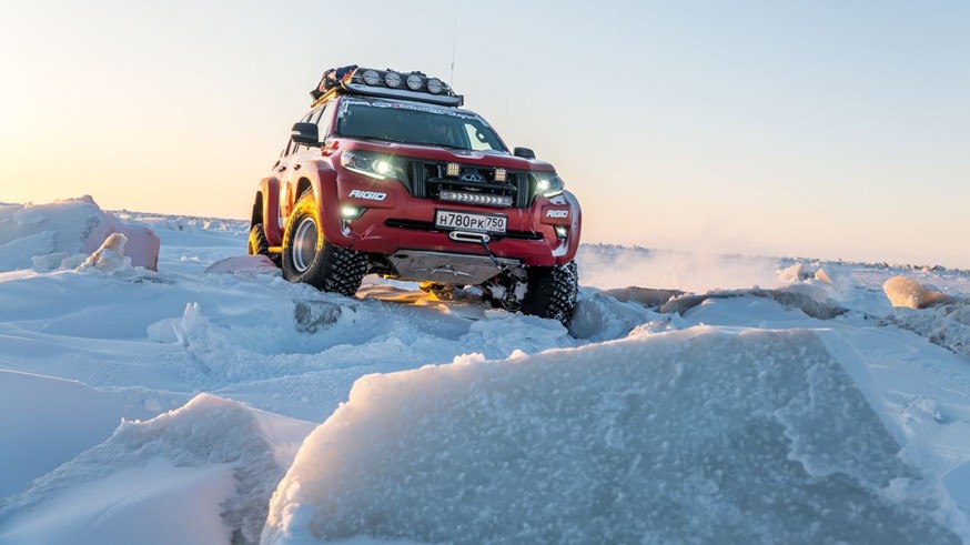 Toyota Hilux и Land Cruiser Prado успешно завершили масштабную «зимнюю» экспедицию