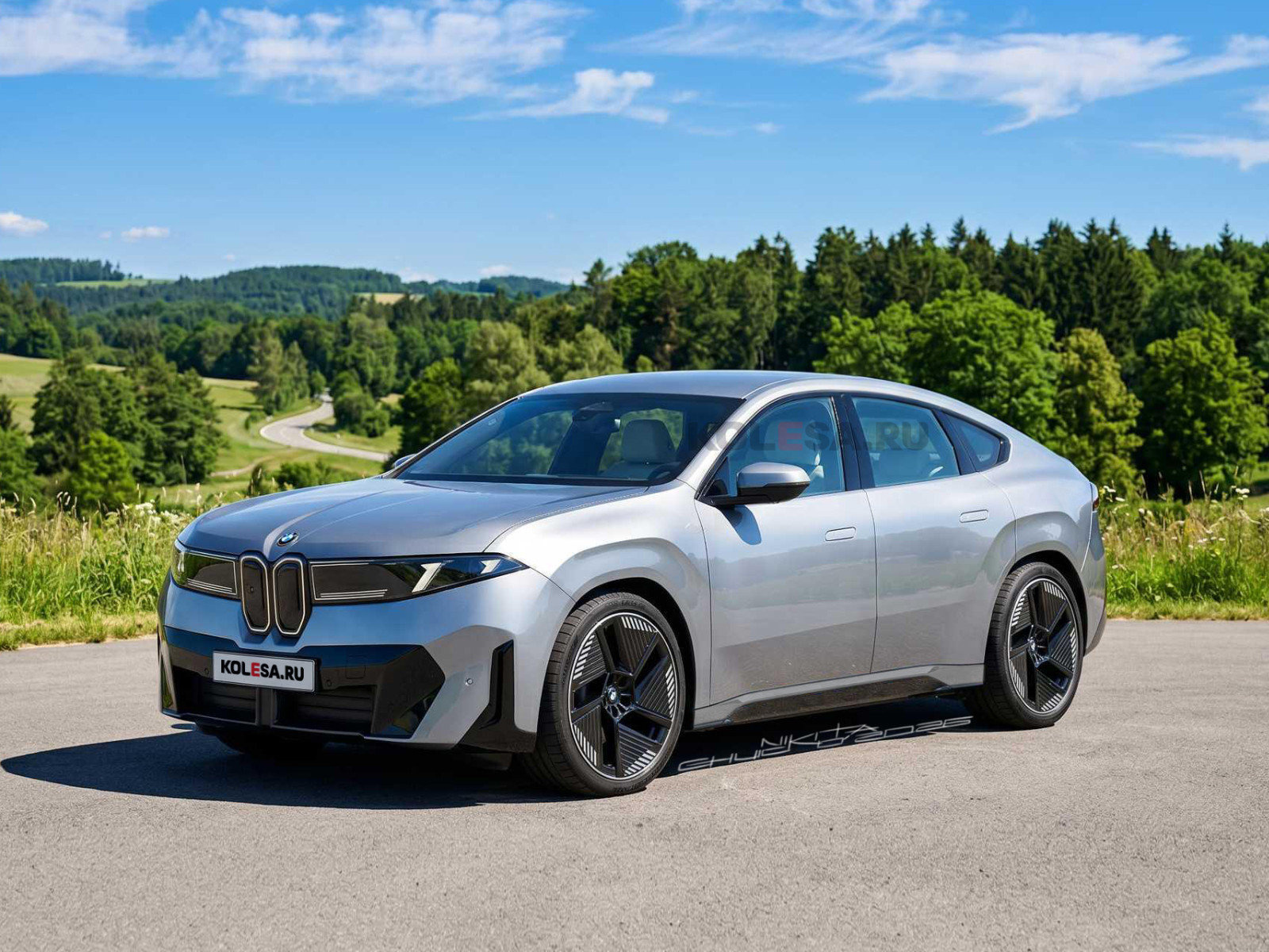 Кроссовер BMW iX4: новые изображения