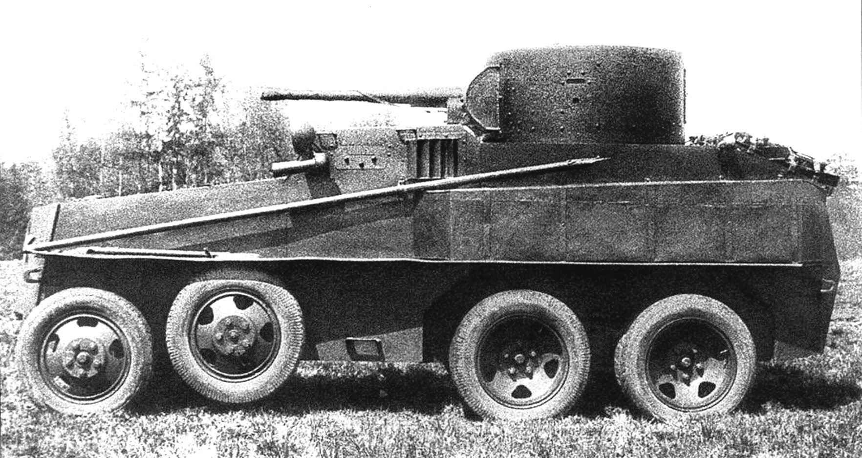 бронеавтомобиль-амфибия ПБ-4 на агрегатах Ford-Timken