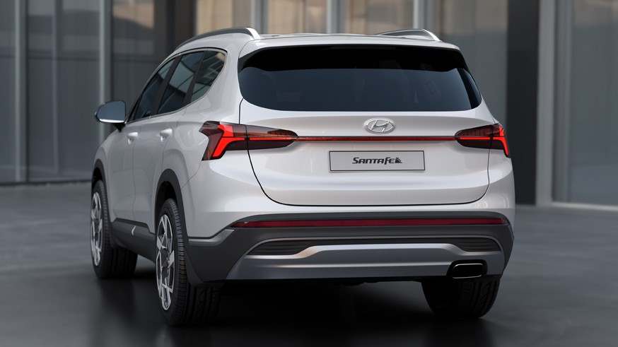 Обновлённый Hyundai Santa Fe: «Т-образные» ходовые огни и виртуальная «приборка» в салоне