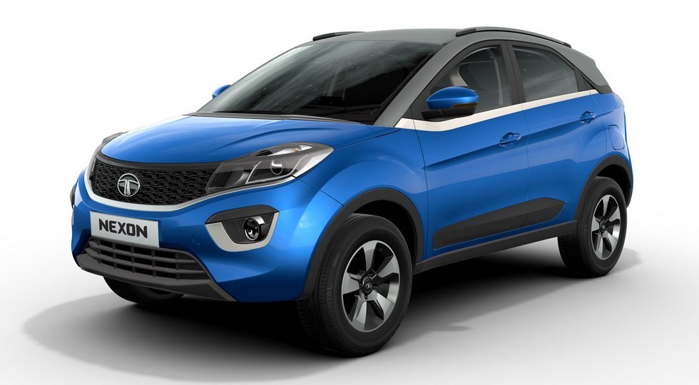 На фото: предсерийный кроссовер Tata Nexon, 2016 год