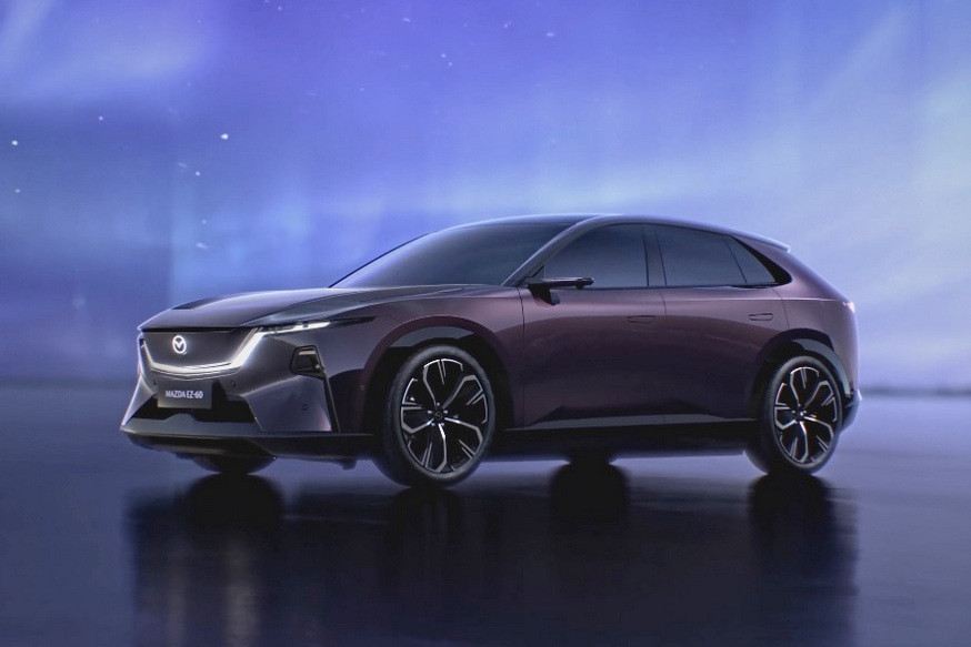 Новый кроссовер Mazda EZ-60, он же глобальный Mazda CX-6e, показался в полный рост