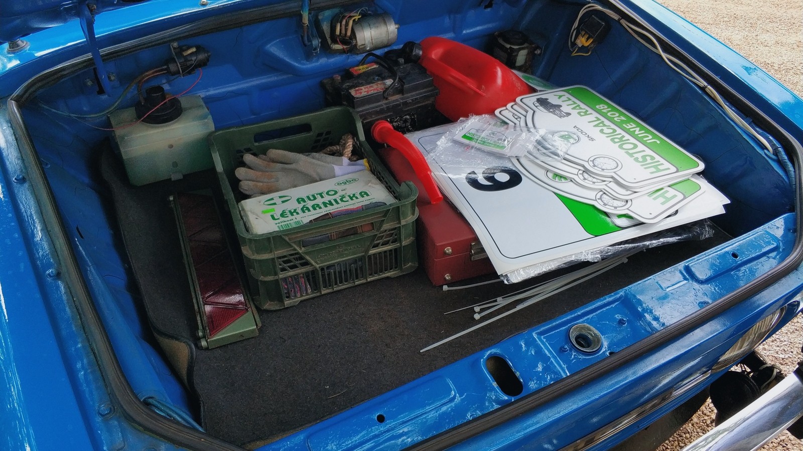 Skoda110 багажник