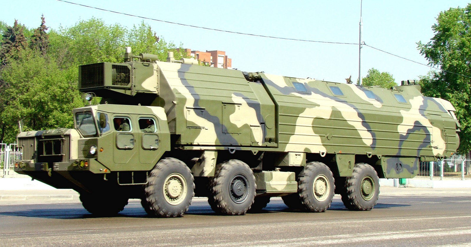 Машина обеспечения боевого дежурства с типовым кузовом на автомобиле МАЗ-543М (фото автора)