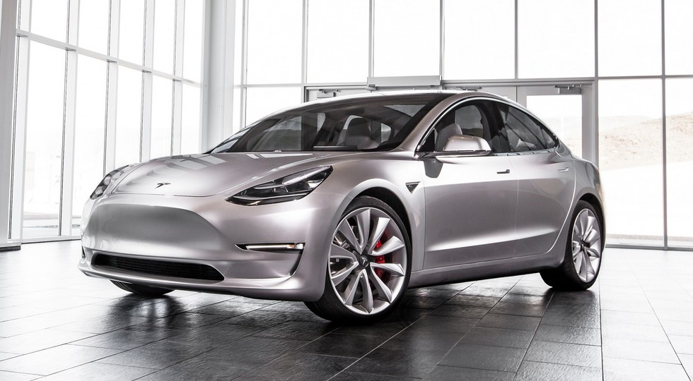 На фото: Tesla Model 3