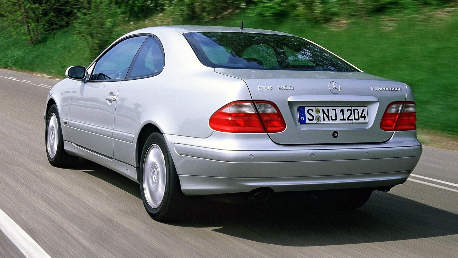 На фото: Mercedes-Benz CLK 200 Kompressor (208) '2000–02