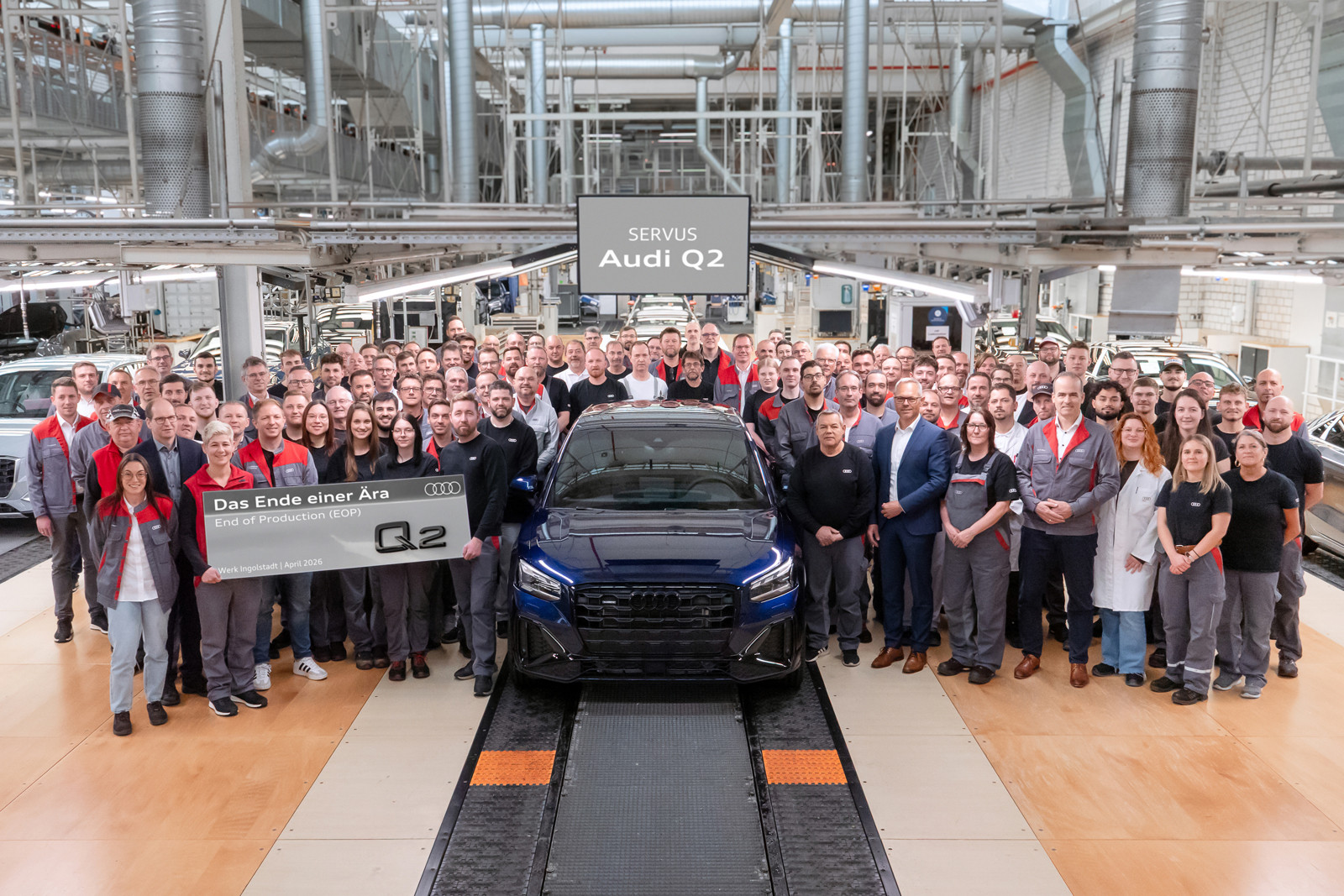 Маленький хэтчбек Audi A1 и компактный кроссовер Q2 покинули конвейер