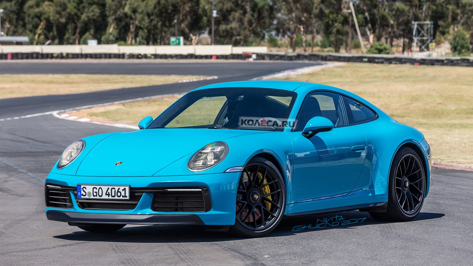 Porsche 911/992 (рендер Колеса.ру)