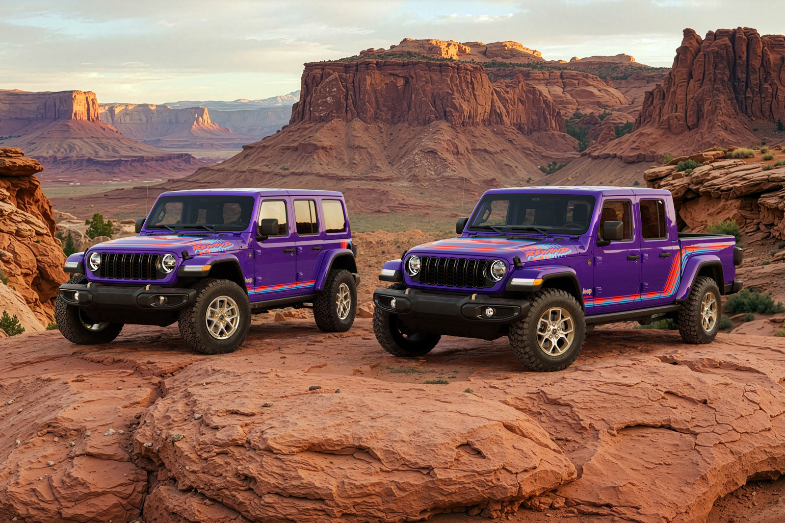 У Jeep Wrangler и Gladiator появились новые спецверсии, оформленные в стиле ретро