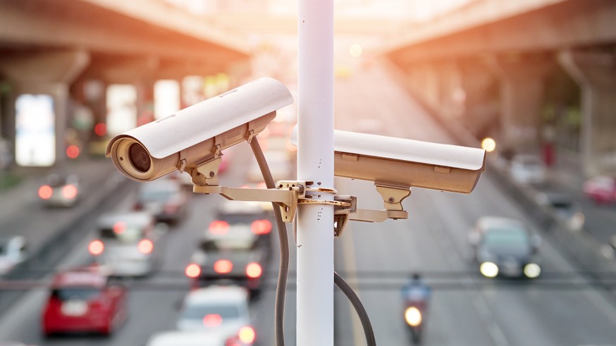 traffic security camera.