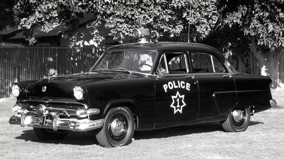 1954 ford mainline police car 1