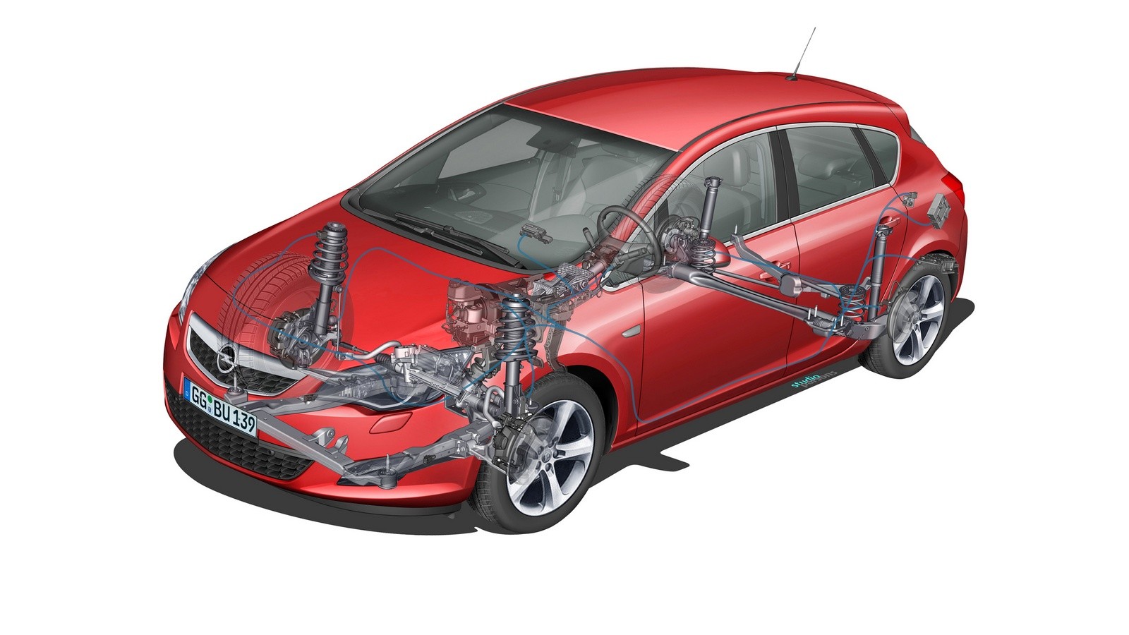 На фото: Opel Astra (J) '2009–12