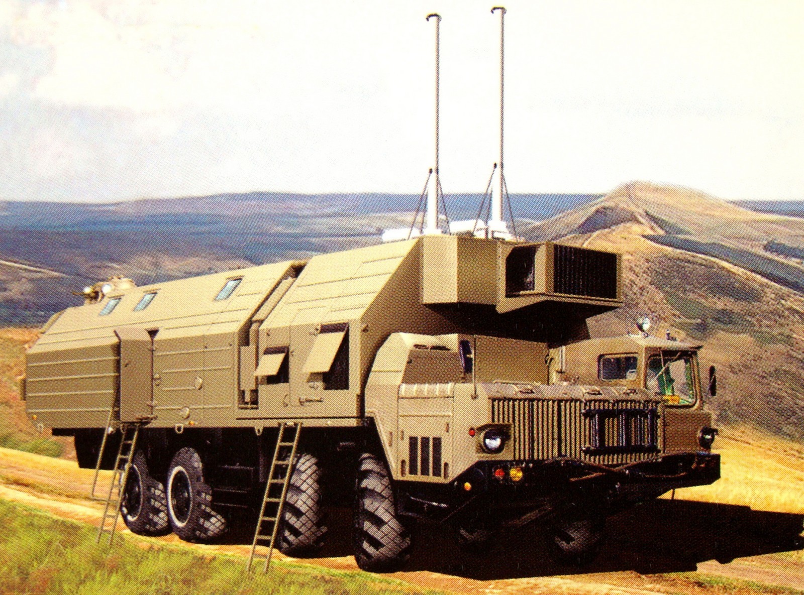 Машина боевого дежурства берегового артиллерийского комплекса «Берег» (реконструкция ЦКБ «Титан»)