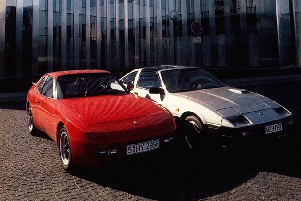 Nissan 300 ZX и porsche 924