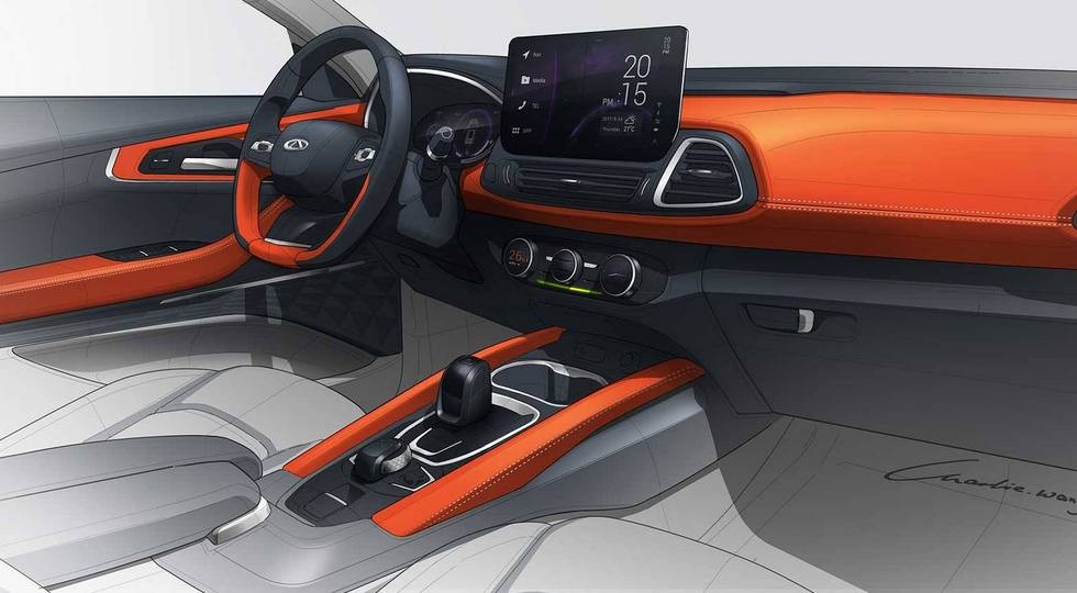 Эскиз франкфуртской премьеры Chery