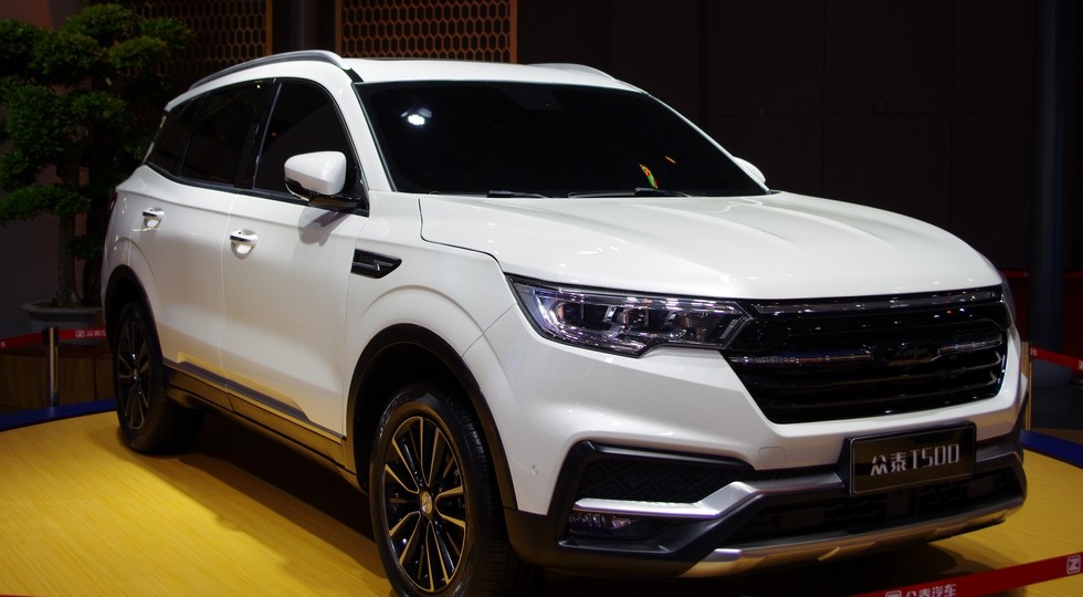На фото: прототип Zotye T500. Ожидается, что серийный кросс сохранит дизайн концепта