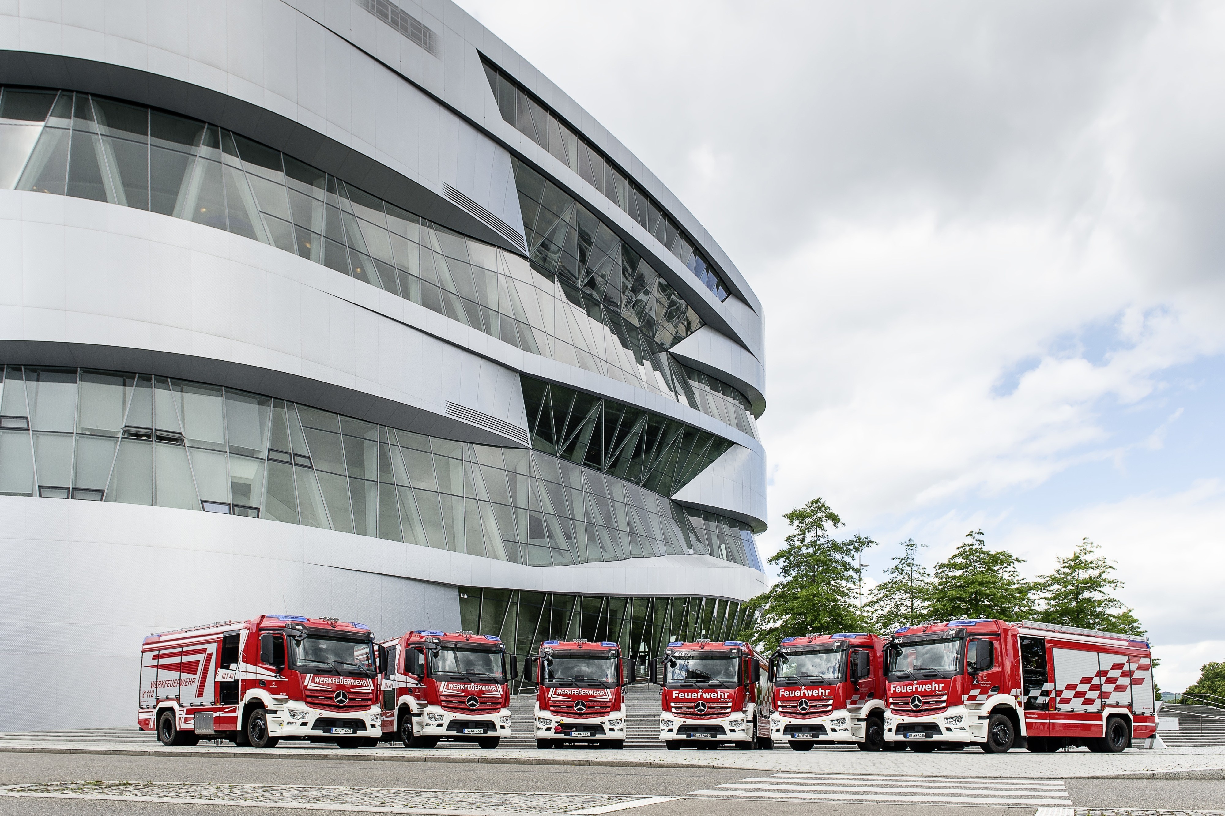 Sechs Richtige für die Werkfeuerwehren von Mercedes-Benz