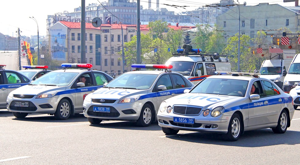 Police cars