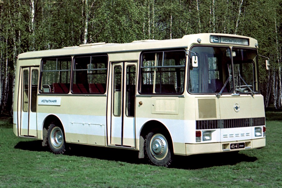 Автобус ПАЗ-672. СССР 1967 г. Бумажная модель выпуск 138