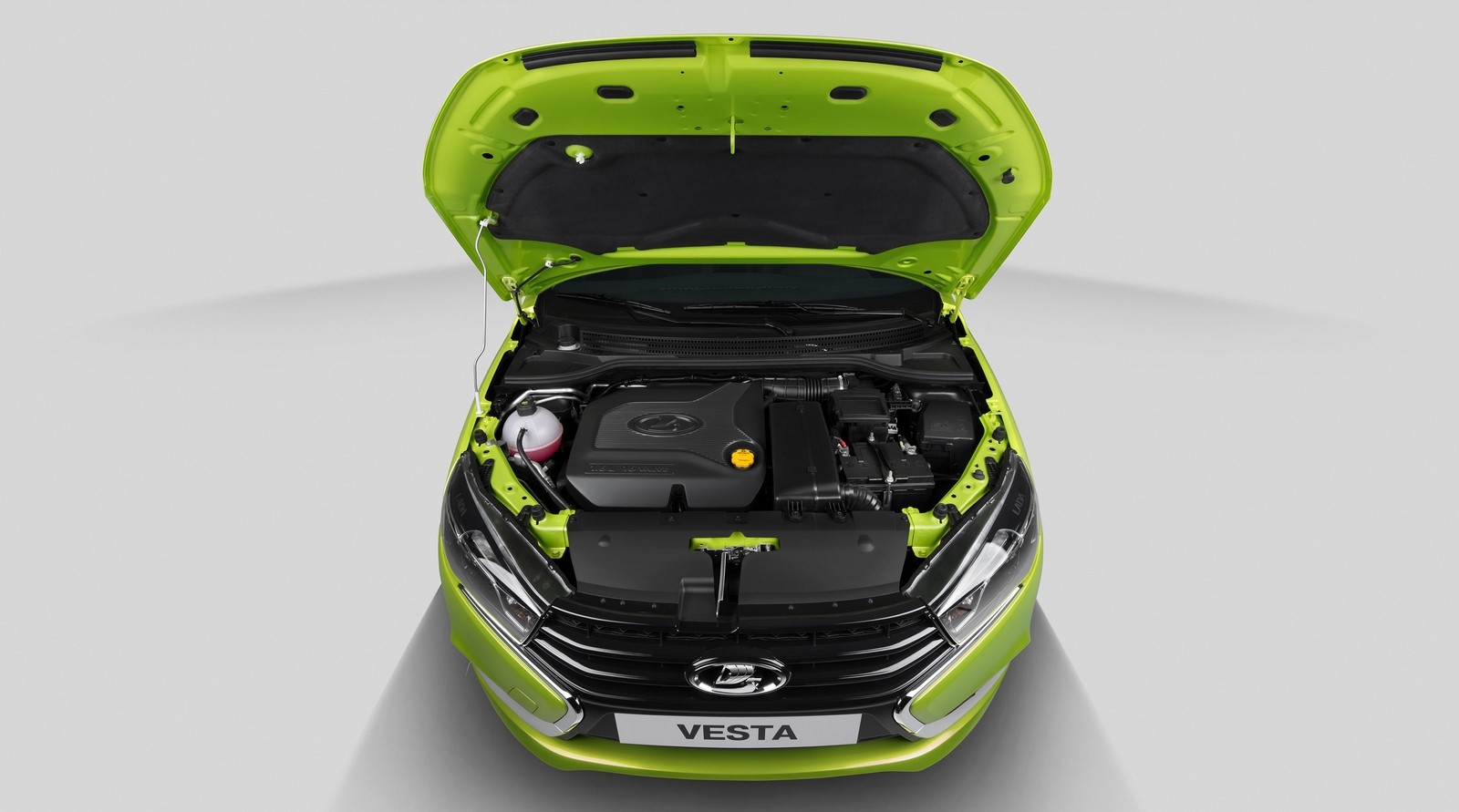 Lada Vesta зелёная двигатель