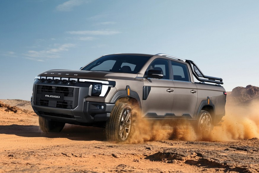 Пикап KGM Musso поступил в продажу: два варианта длины, бензин или дизель