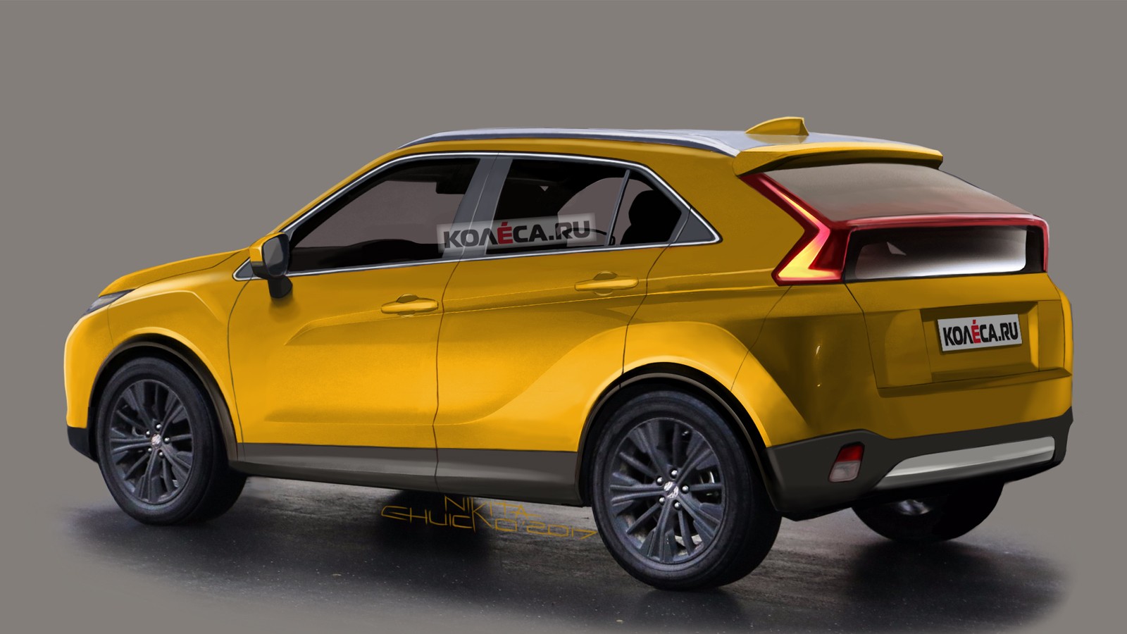 Mitsubishi SUV rear