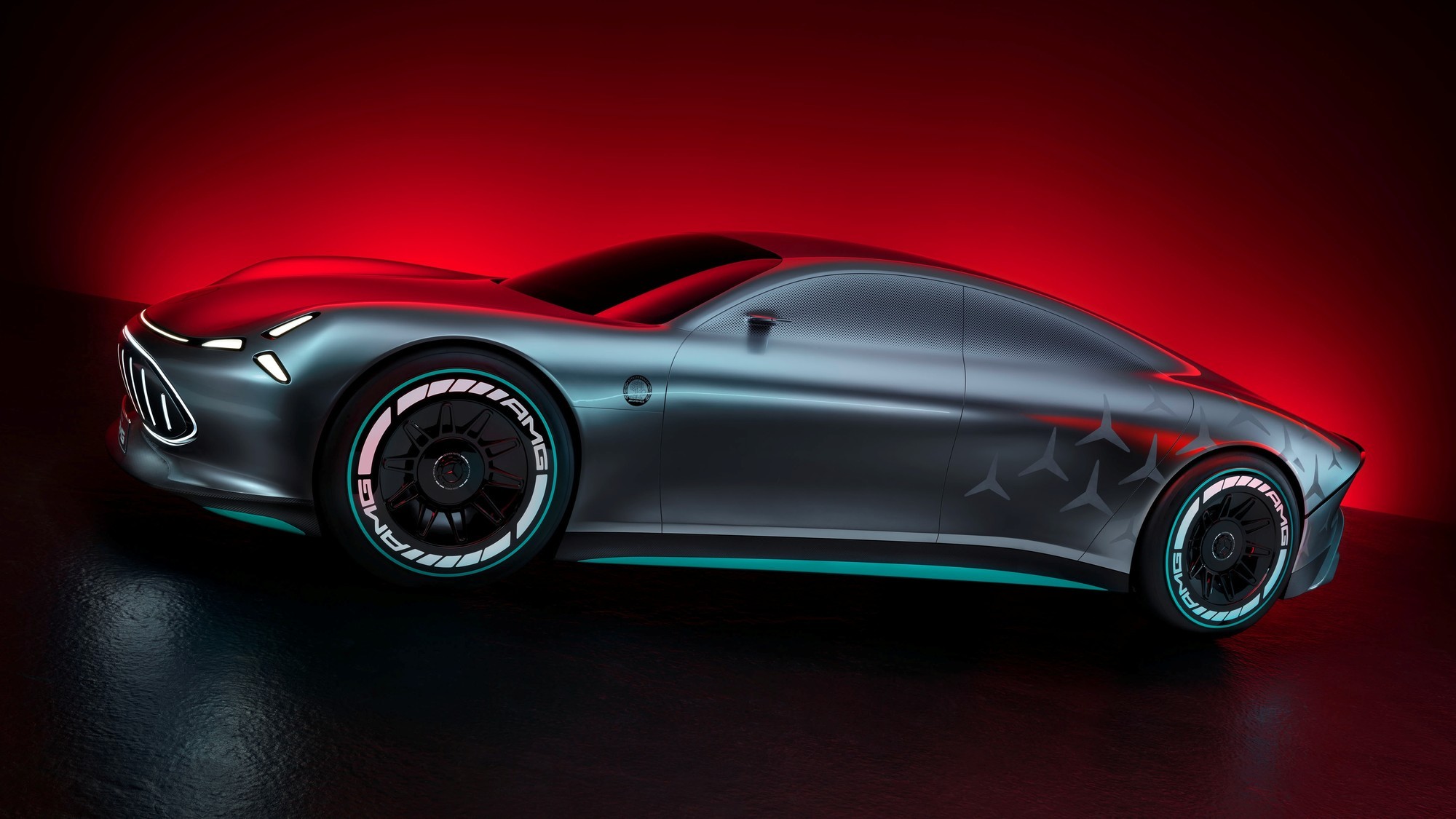 Mercedes-Benz Vision AMG: будущий конкурент Porsche Taycan с фарами-звёздами