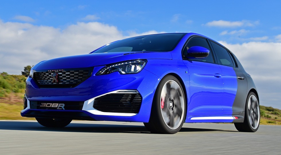На фото: Peugeot 308 R Hybrid Concept