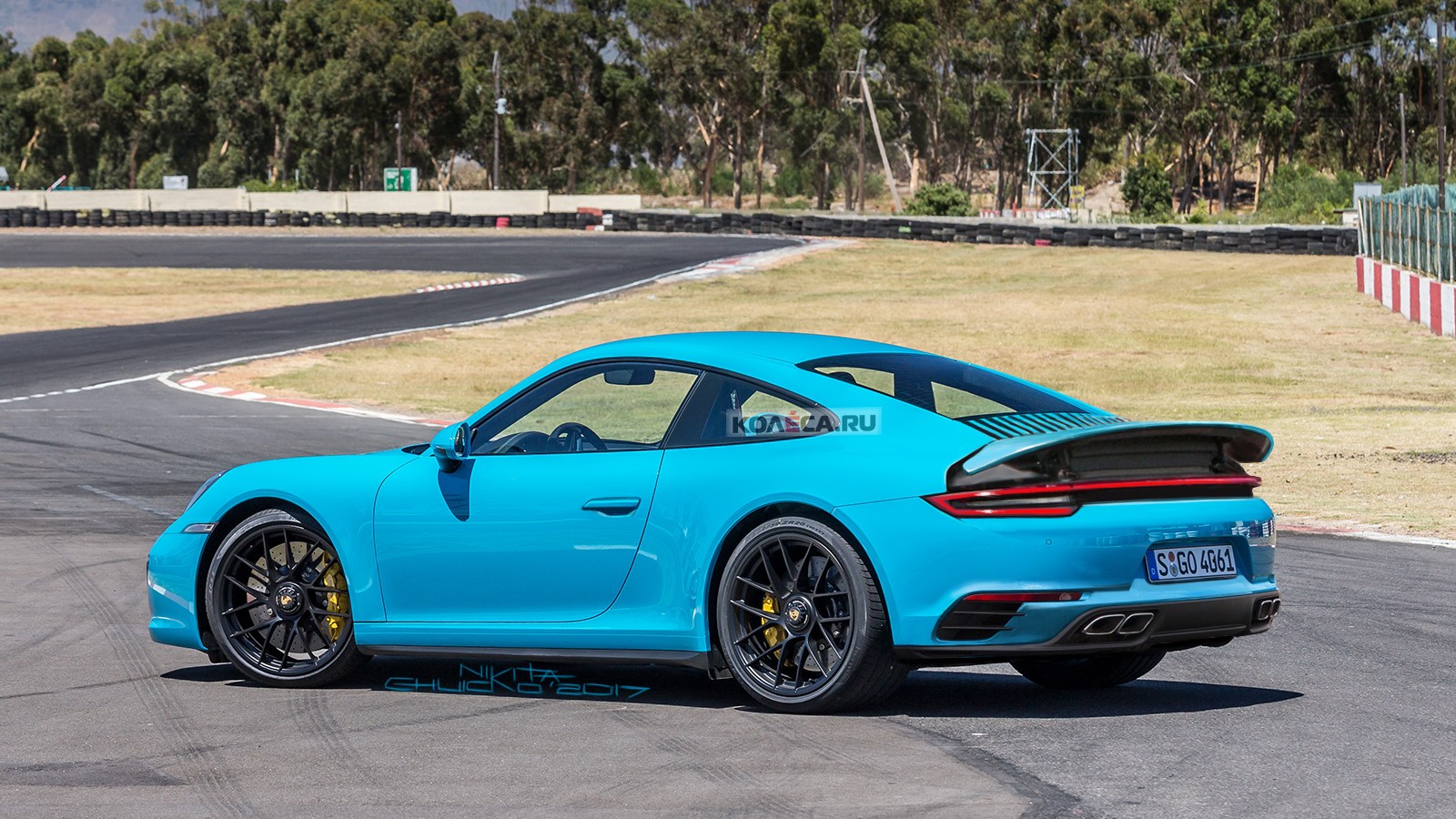 Porsche 911/992 (рендер Колеса.ру)