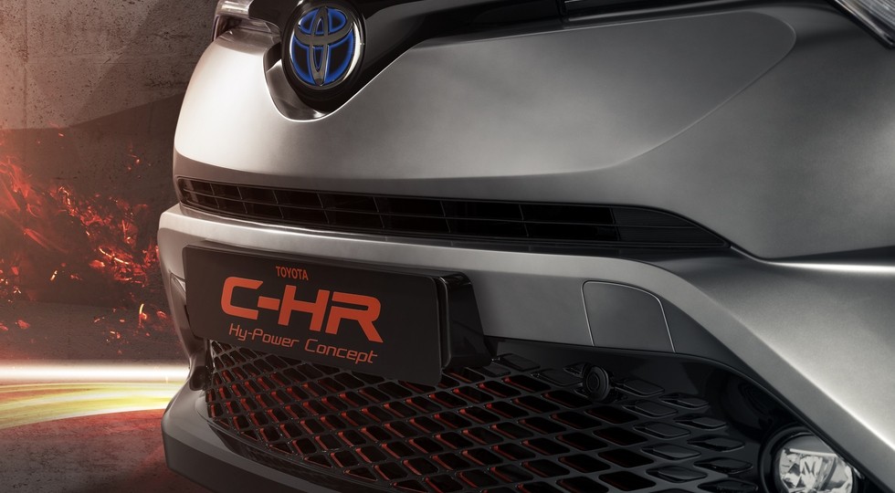 На фото: концепт Toyota C-HR Hy-Power