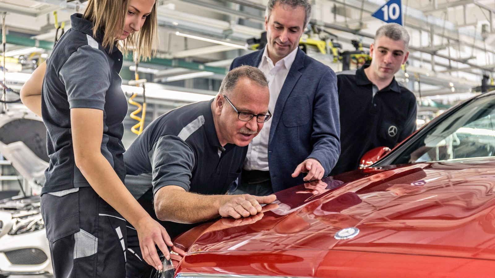 Mercedes-Benz Werk Bremen: Mercedes-Benz startet Produktion des neuen E-Klasse Coupés