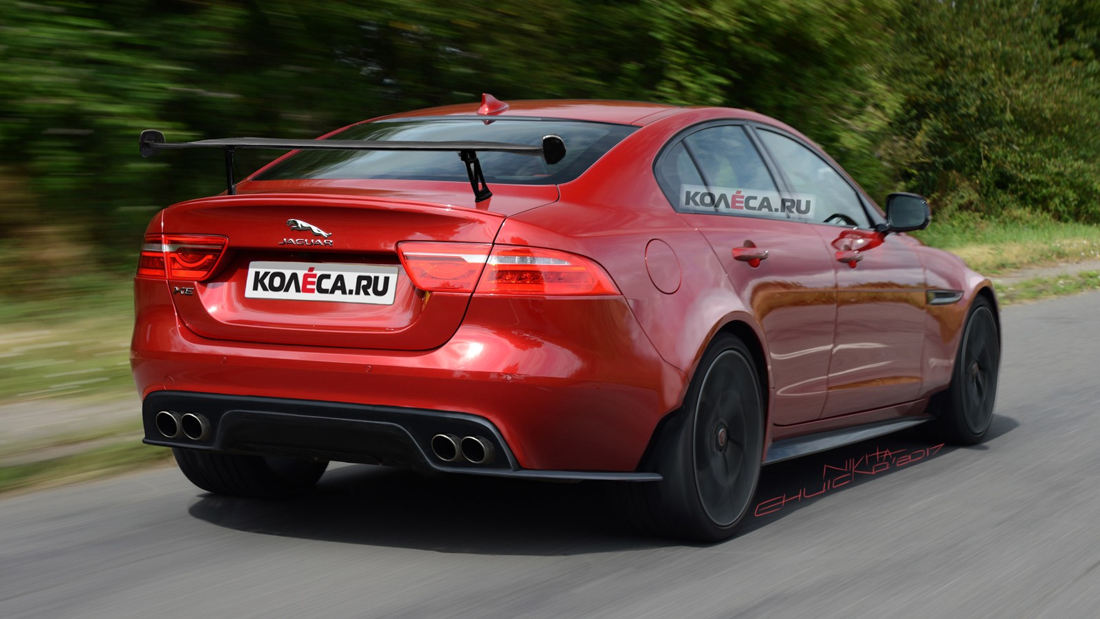 Jaguar XE SV rear1
