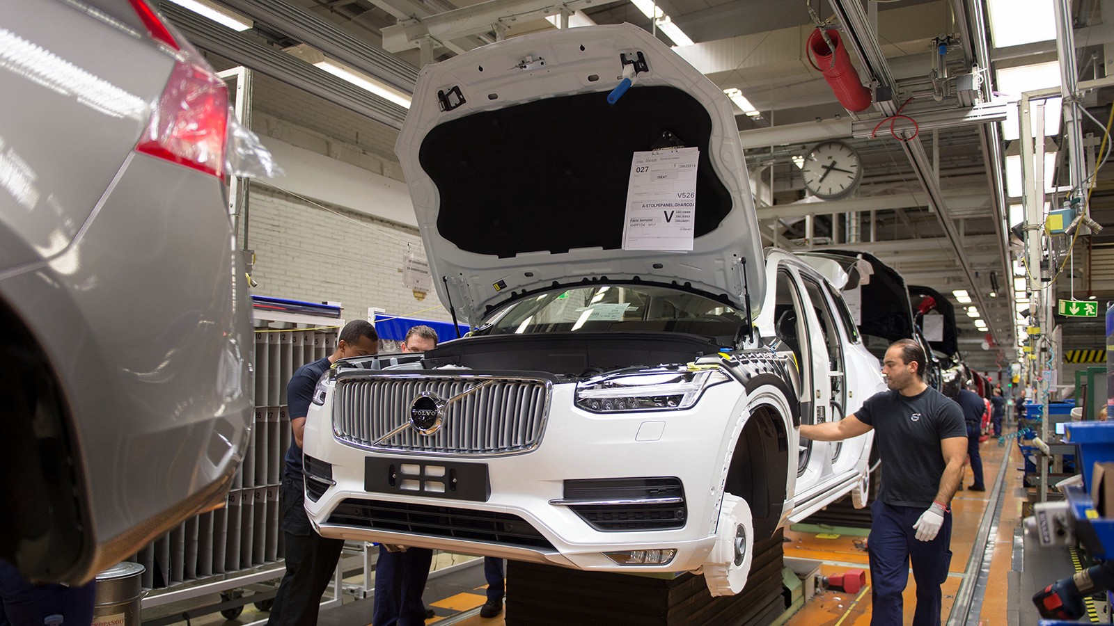 Pre-production of the all-new Volvo XC90 in Torslanda