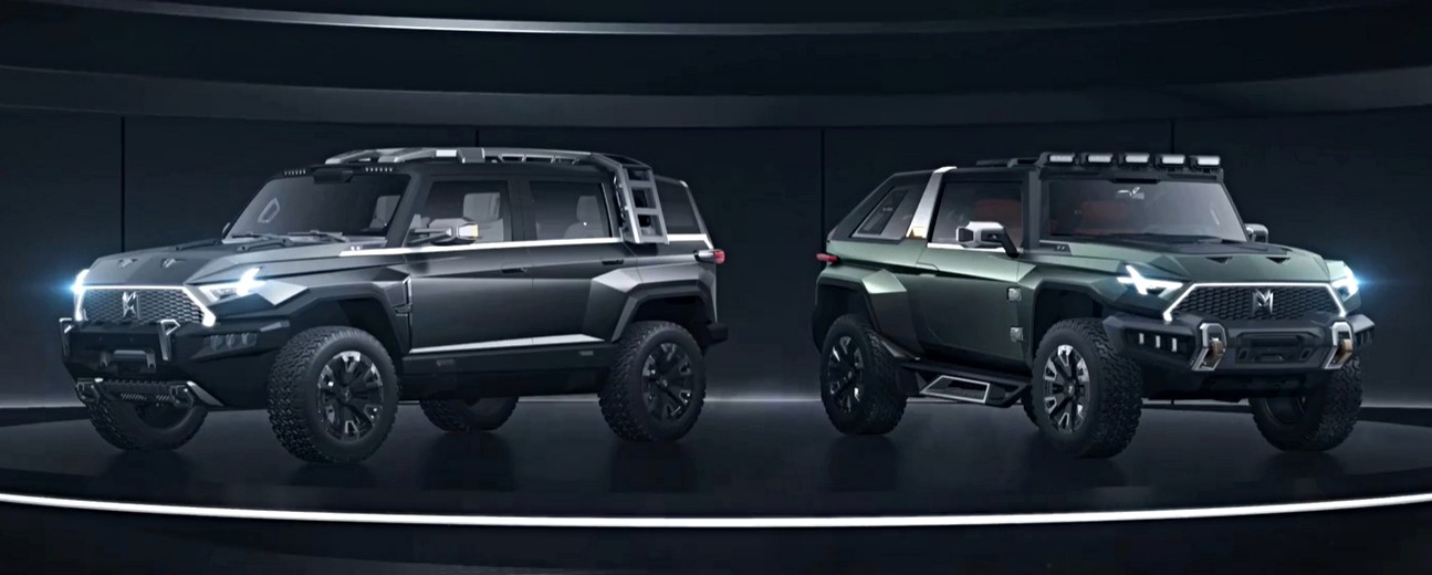 Dongfeng Mengshi M-Terrain: китайский аналог GMC Hummer EV станет серийным в 2023 году