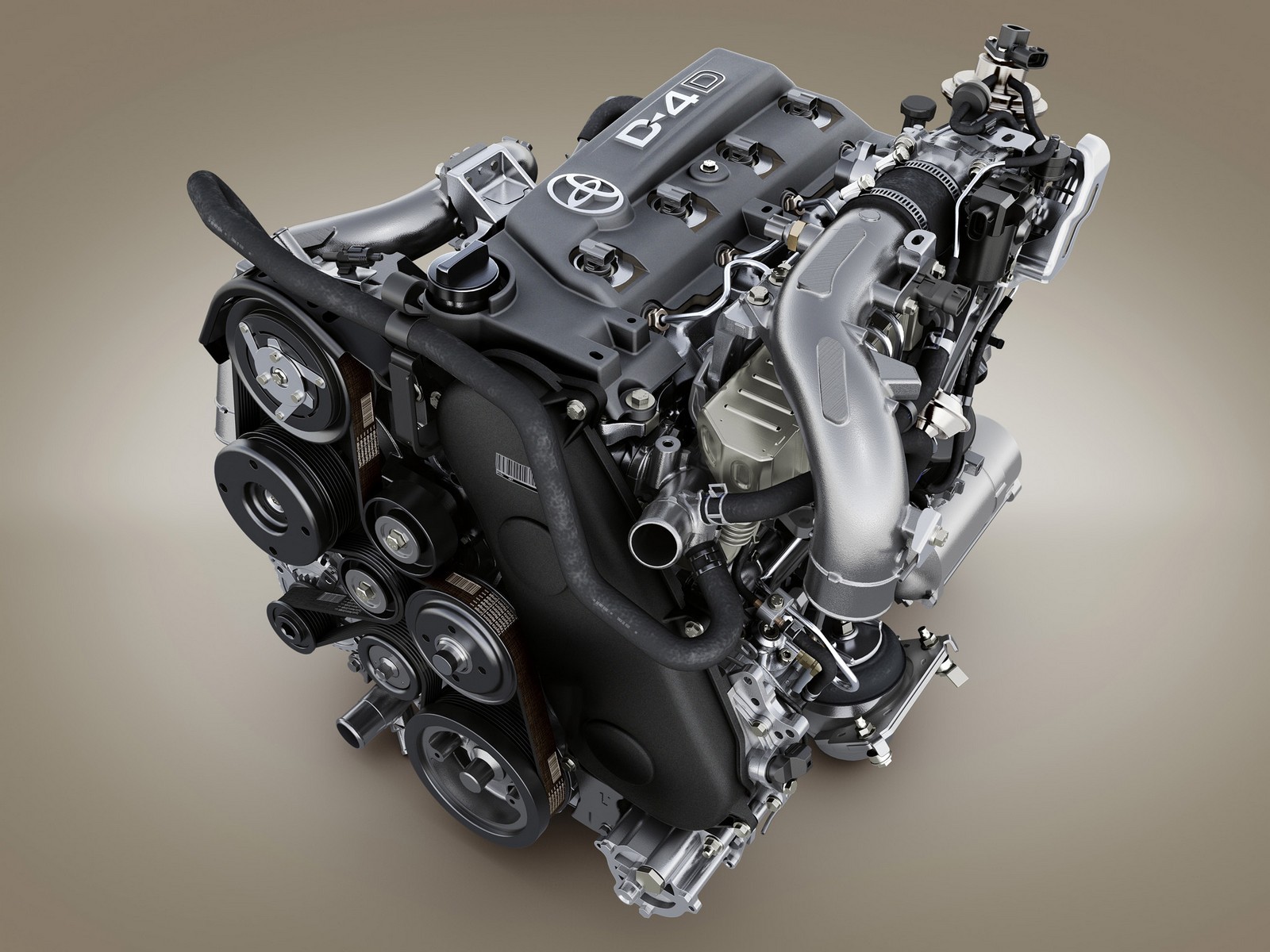 На фото: Двигатель Toyota 1KD-FTV