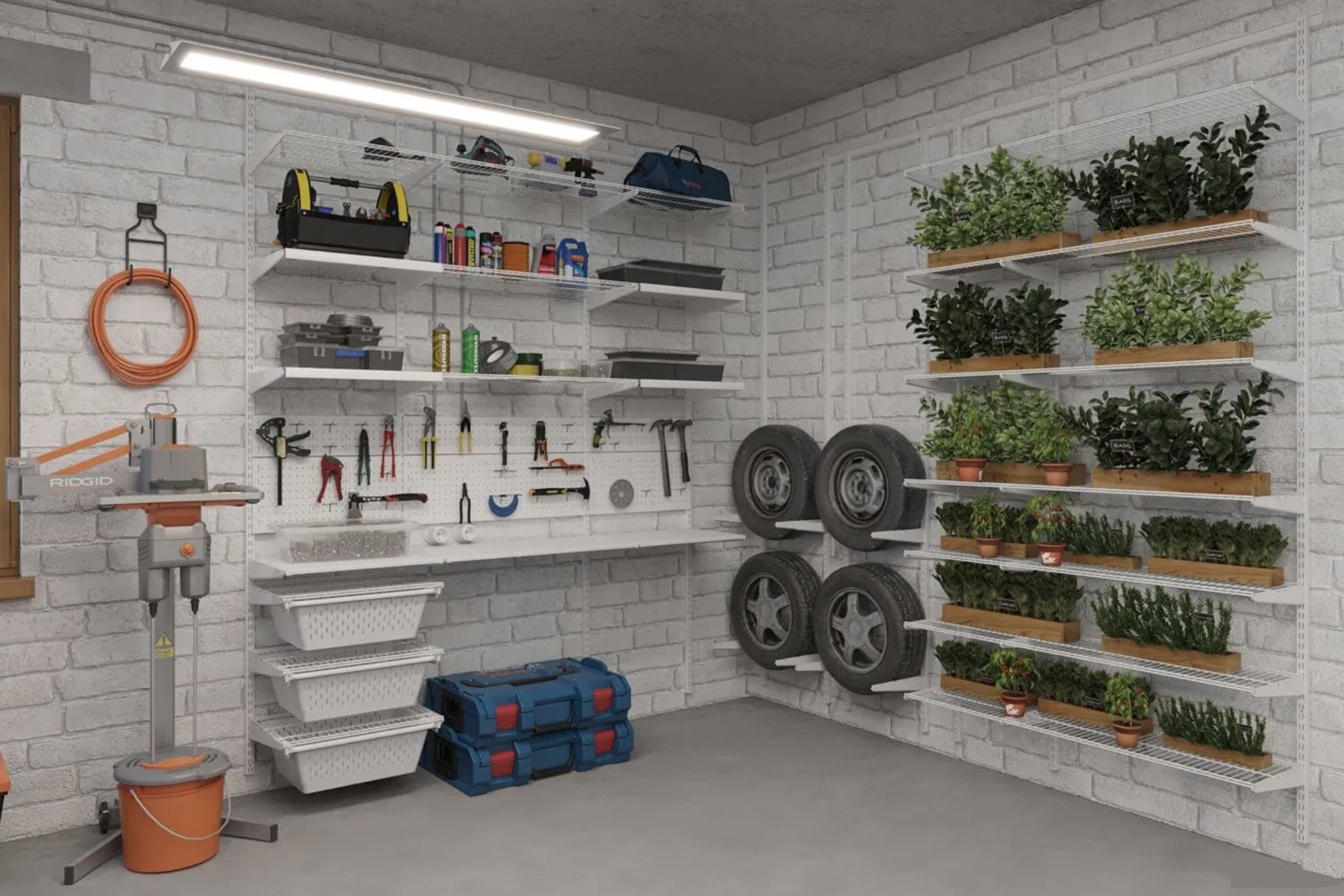 Шинам – место: как обустроить гараж для сезонного хранения шин