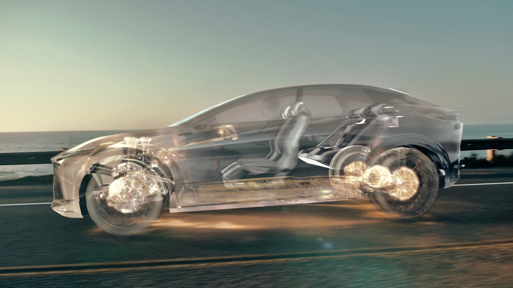 Lexus LF-Z Electrified: руль по проводам и водитель в роли конного всадника