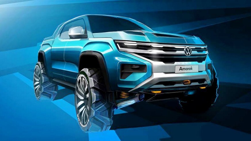 Volkswagen дразнит новыми тизерами пикапа Amarok следующего поколения: теперь салон