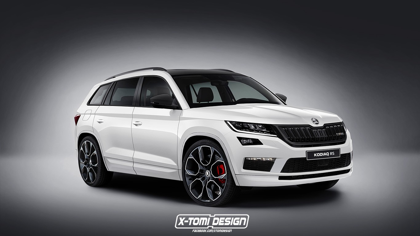 Skoda Kodiaq RS – независимый рендер от X-Tomi