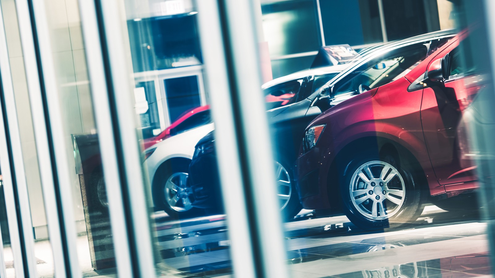 Car Dealer Window Shopping