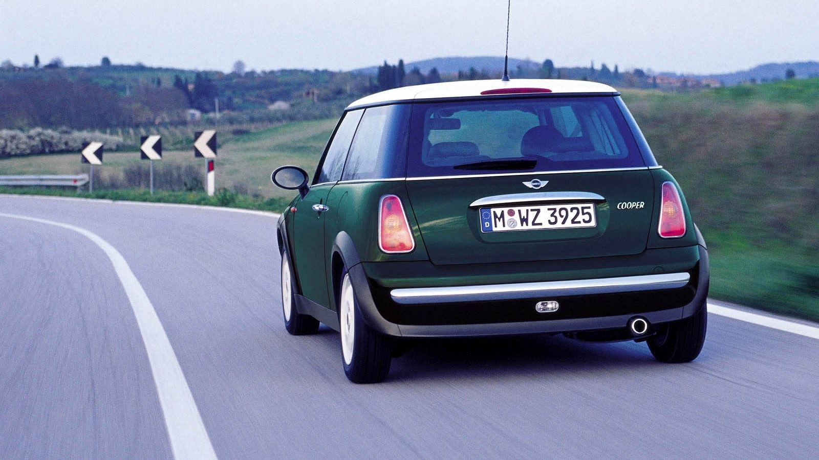 Mini Cooper (R50) '2001–04 зелёный