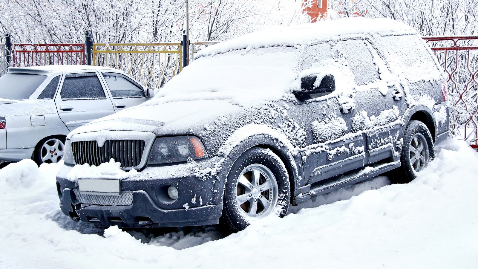 Frozen car