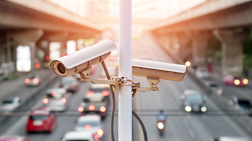traffic security camera.