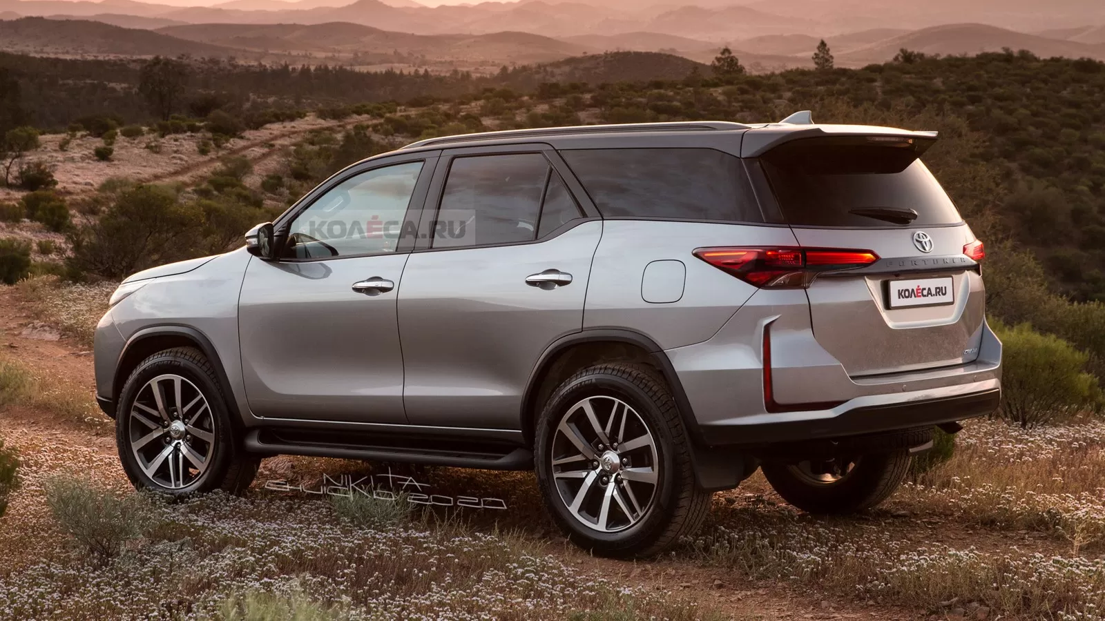 New 2020 Toyota Fortuner facelift rendered