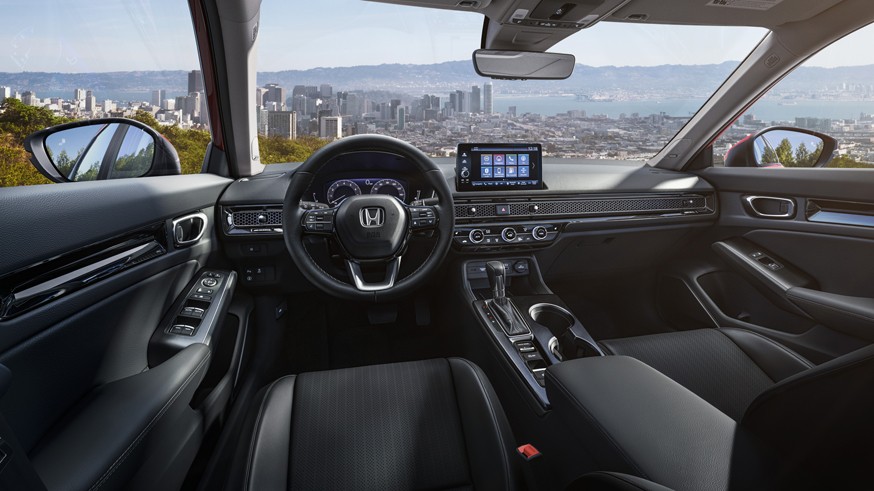 Honda показала профиль пятидверного хэтчбека Civic нового поколения