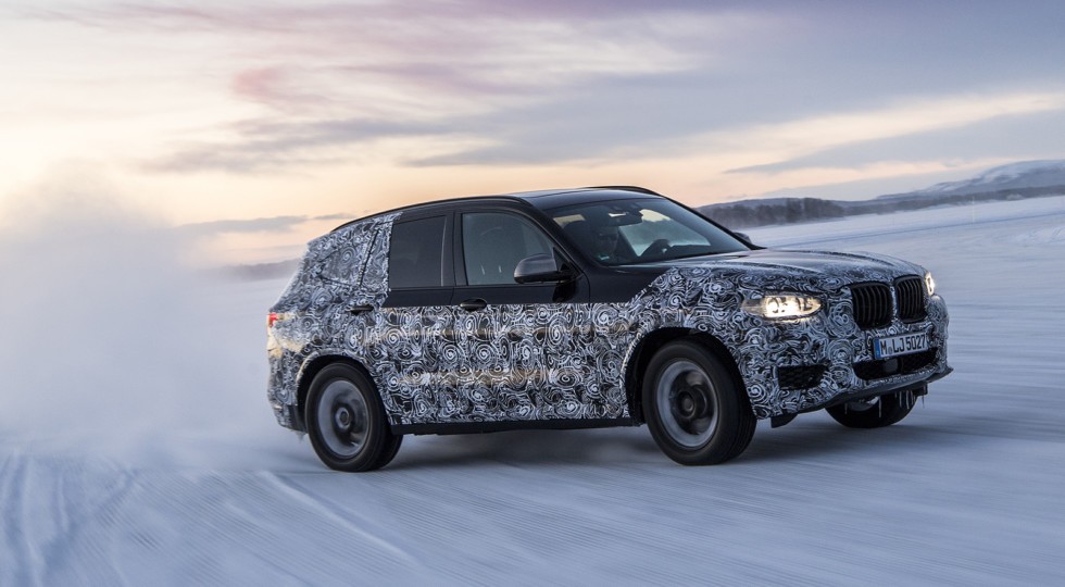 Тестовый прототип нового BMW X3